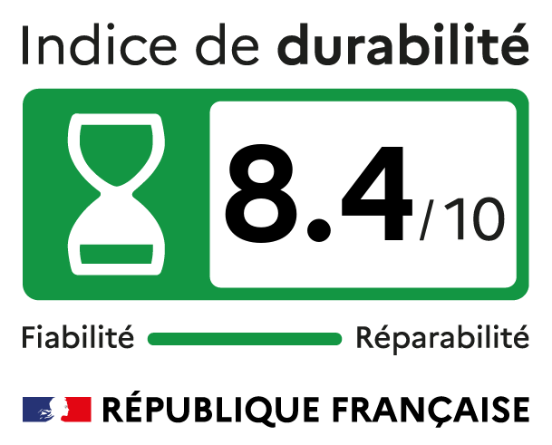 Indice durabilité de 8.4