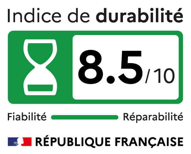 Indice durabilité de 8.5