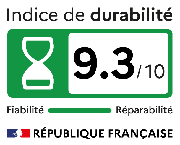 Indice durabilité de 9.3