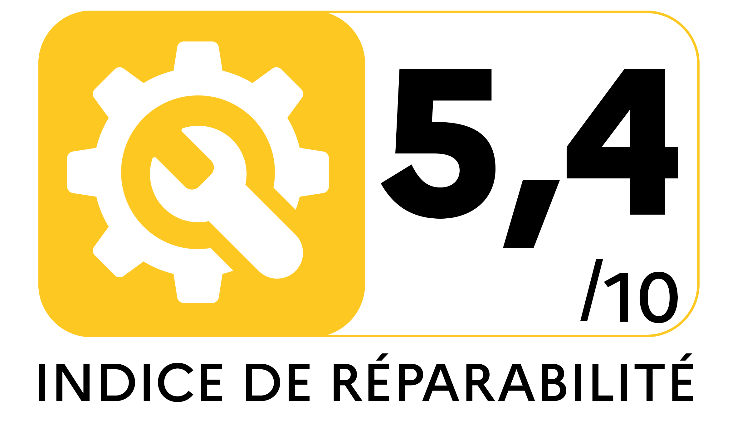Indice réparabilité de 5.4