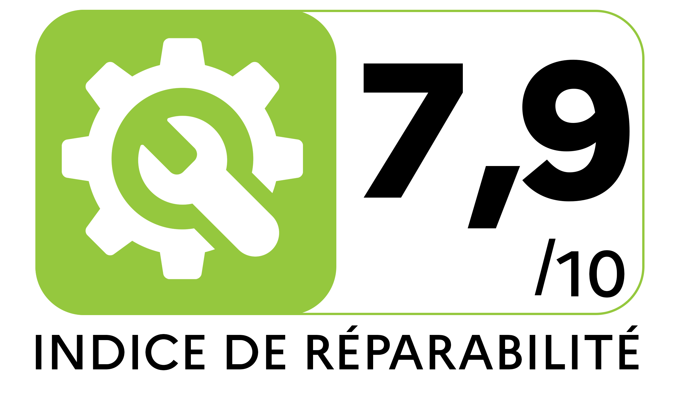 Indice réparabilité de 7.9