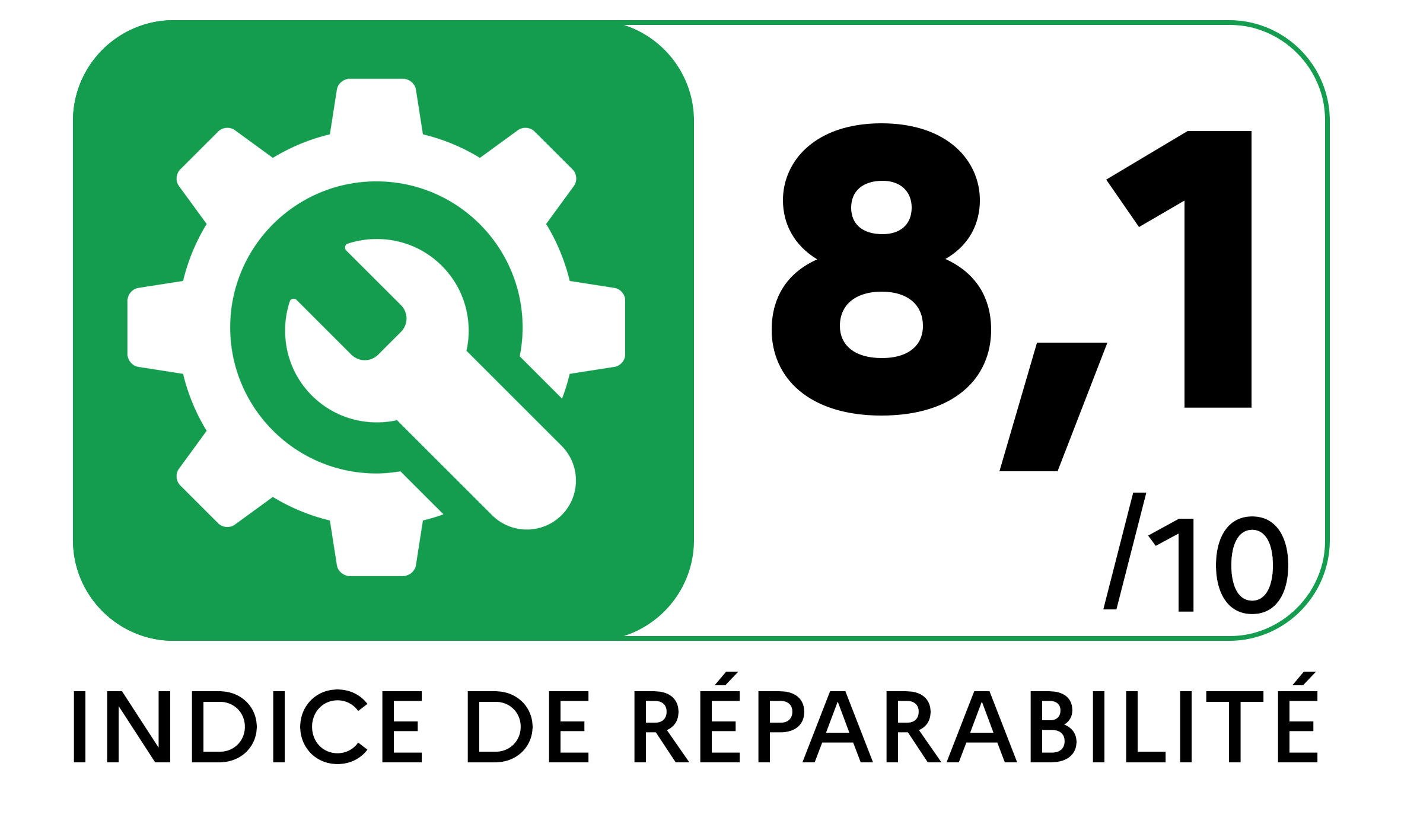 Indice réparabilité de 8.1