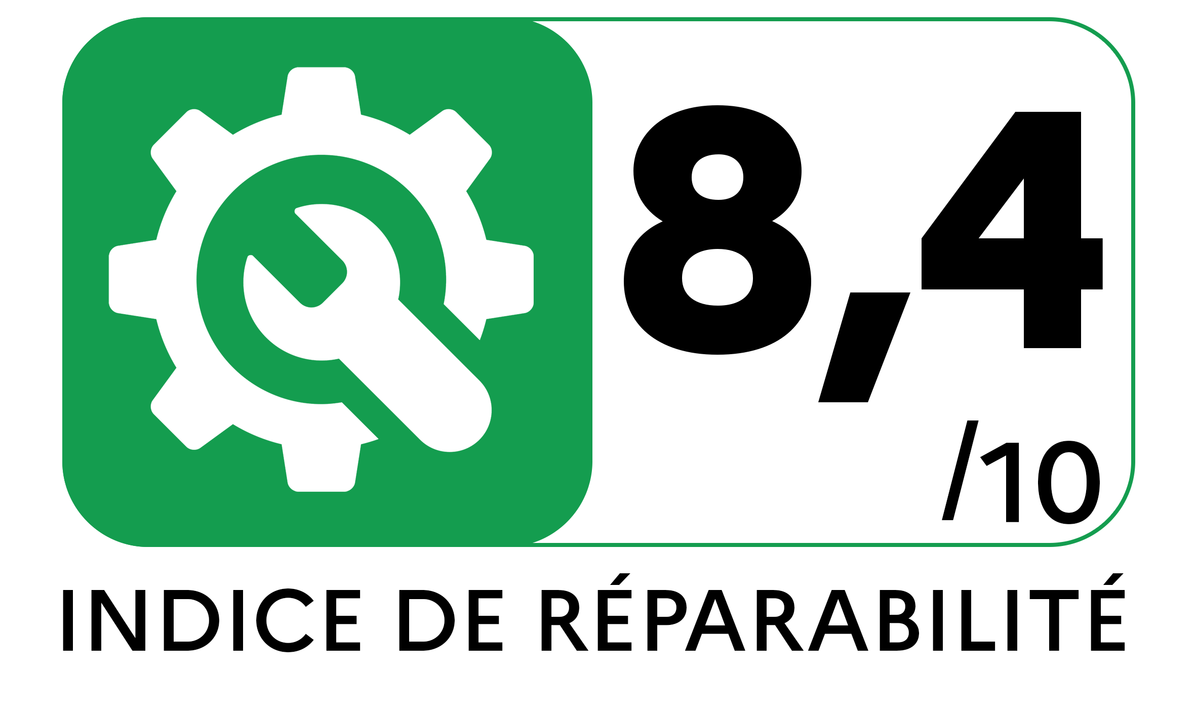 Indice réparabilité de 8.4