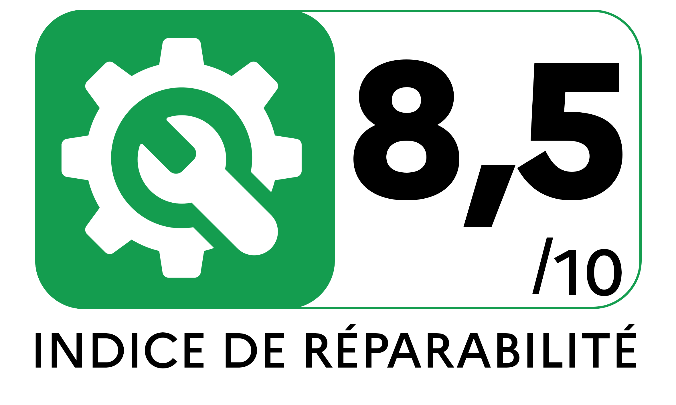 Indice réparabilité de 8.5