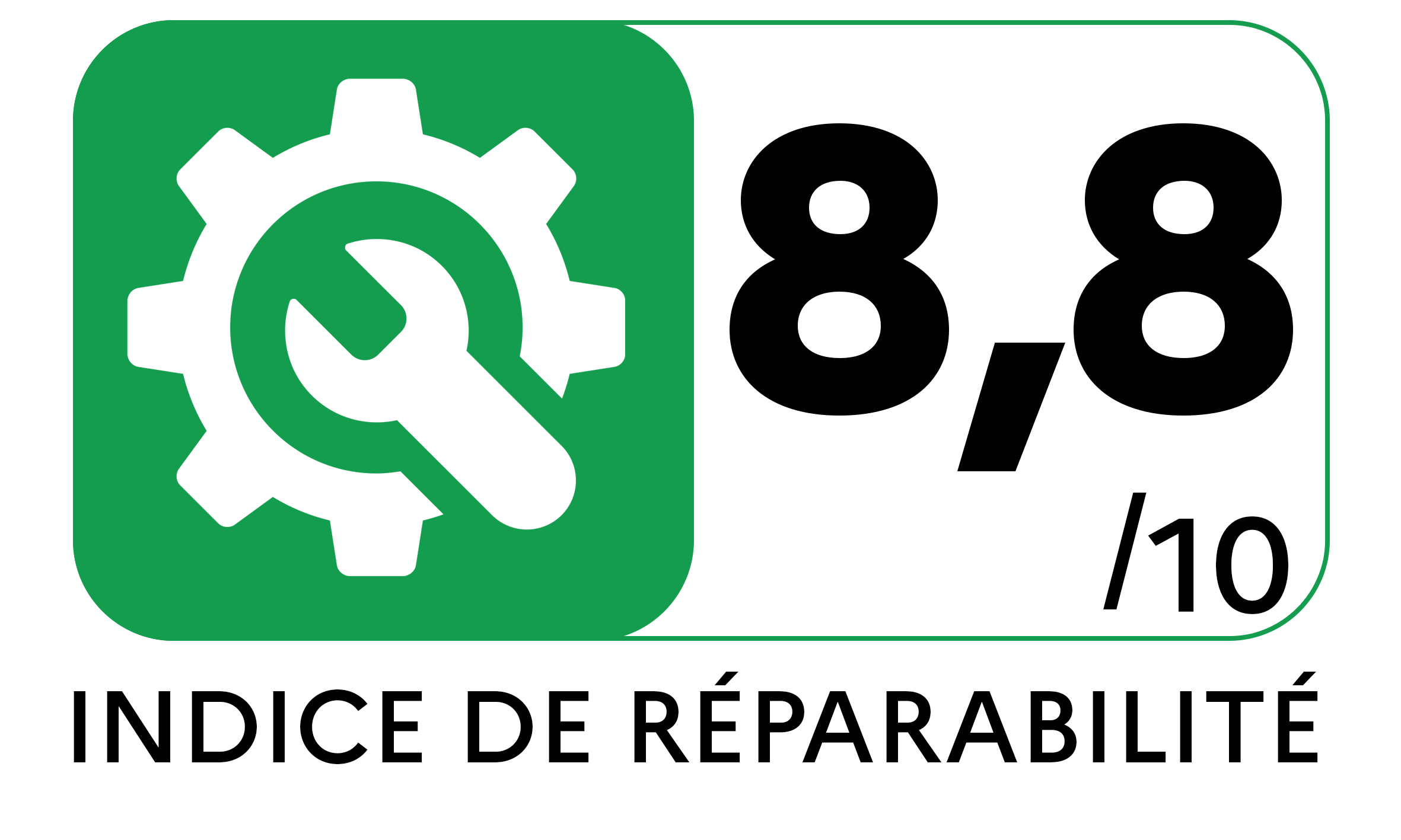 Indice réparabilité de 8.8