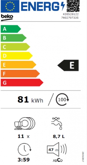 BEKO KDIS28122