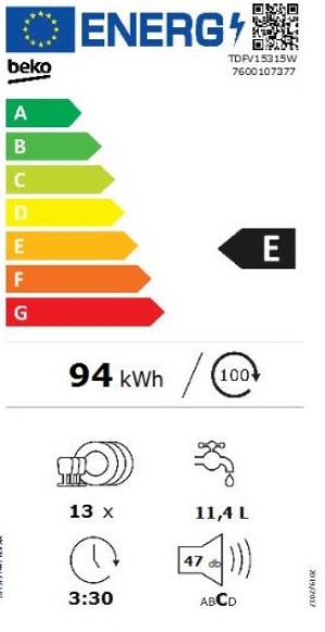 BEKO TDFV15315W