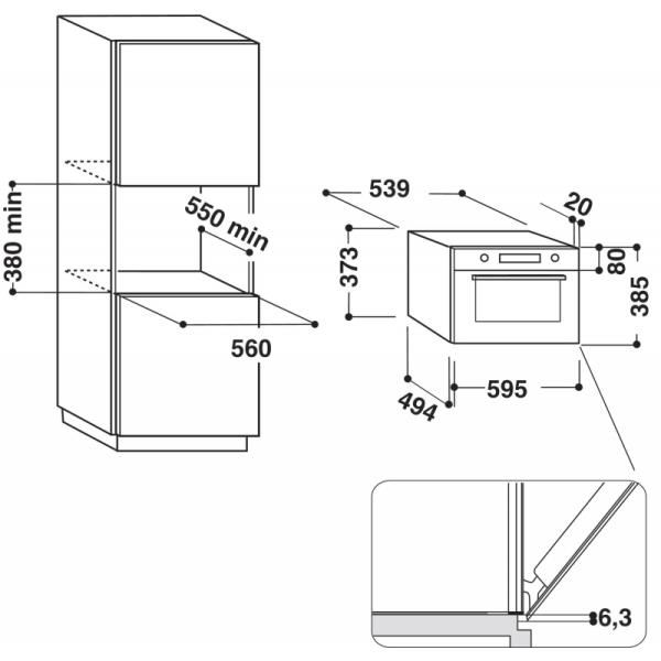 WHIRLPOOL AMW730IX